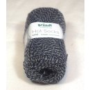 Sockenwolle Hot Socks uni 50 27 = marine-grau-mouliné